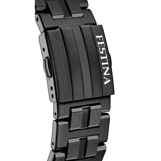Montre Festina Chronobike F20329/1 Noir, Bracelet Acier, Homme