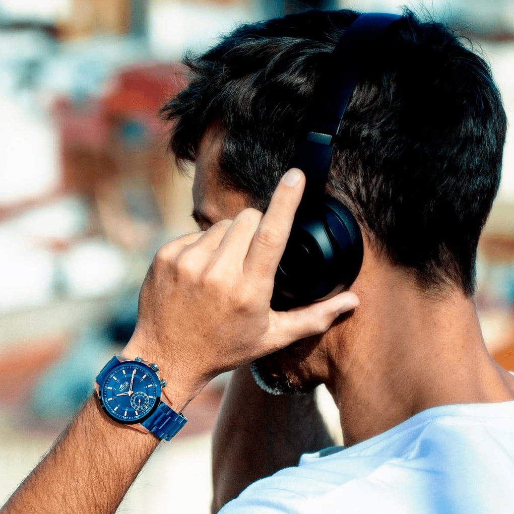 Montre Lotus Connected 18809/1 Bleu, Bracelet Acier, Homme