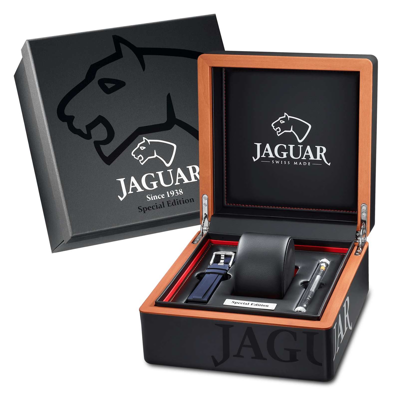 Montre Jaguar Special Edition J689/1 Bracelet Caoutchouc, Homme