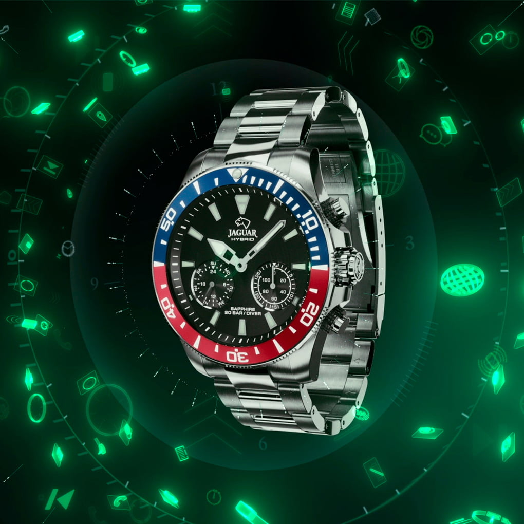 Montre Jaguar Connected J888/3 Noir, Homme
