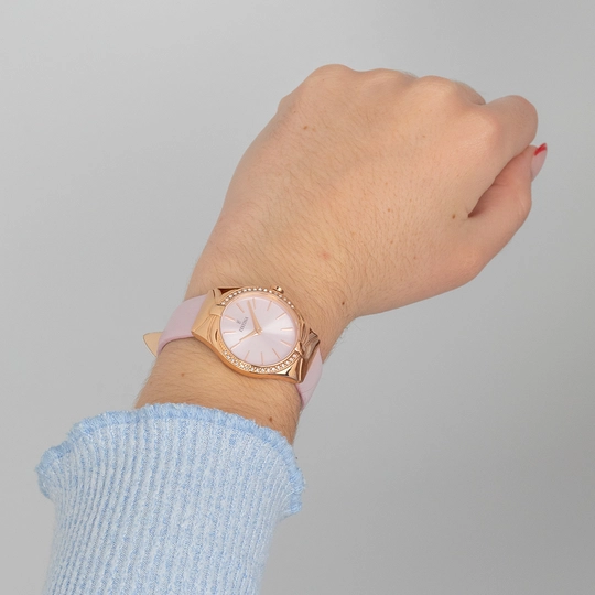 Montre Festina Petite F20390/1 Rose, Bracelet Cuir, Femme