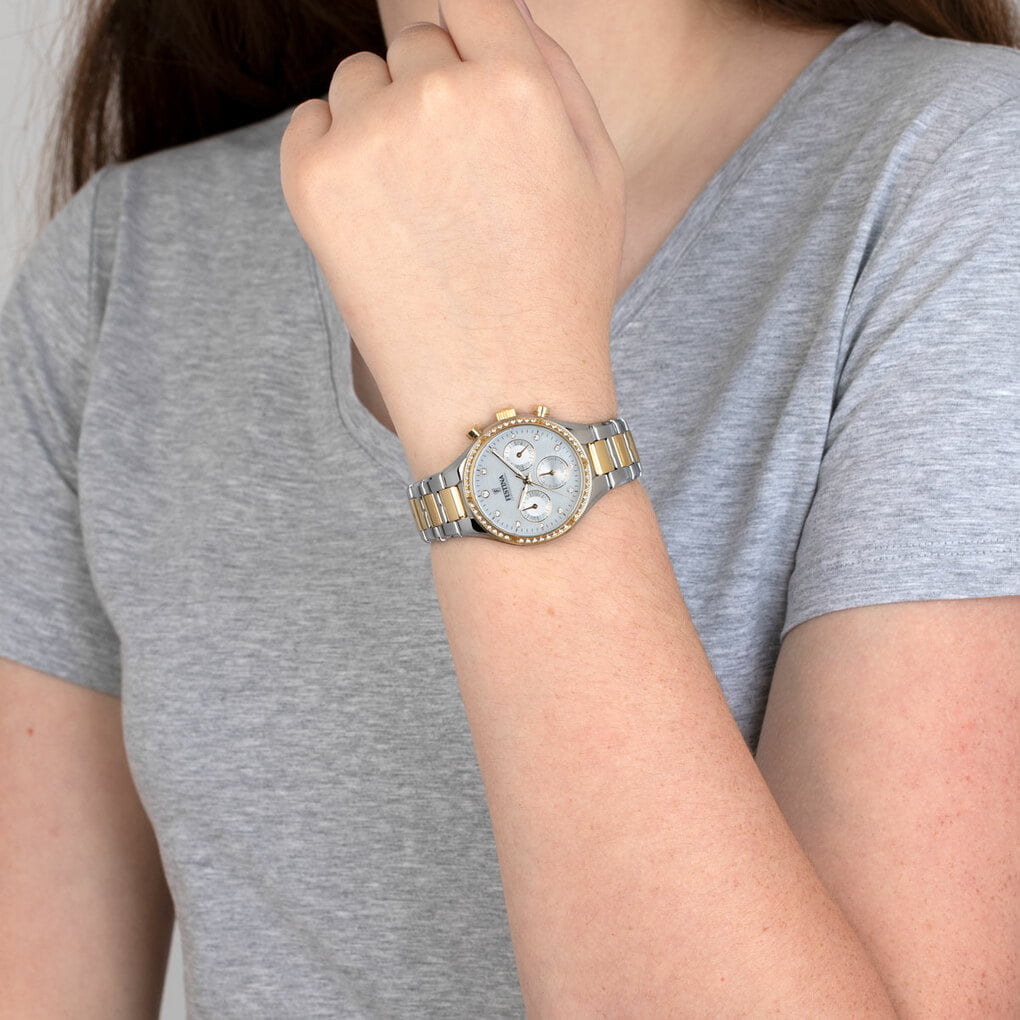 Montre Festina Classics F20402/1 ivory, Bracelet Acier, Femme