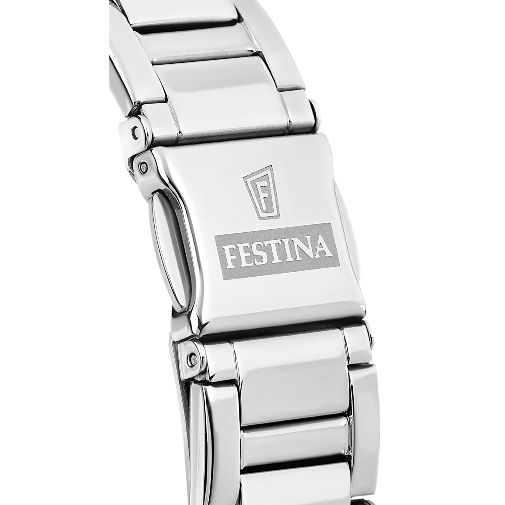Montre Festina Classics F20425/1 Blanc, Bracelet Acier, Homme