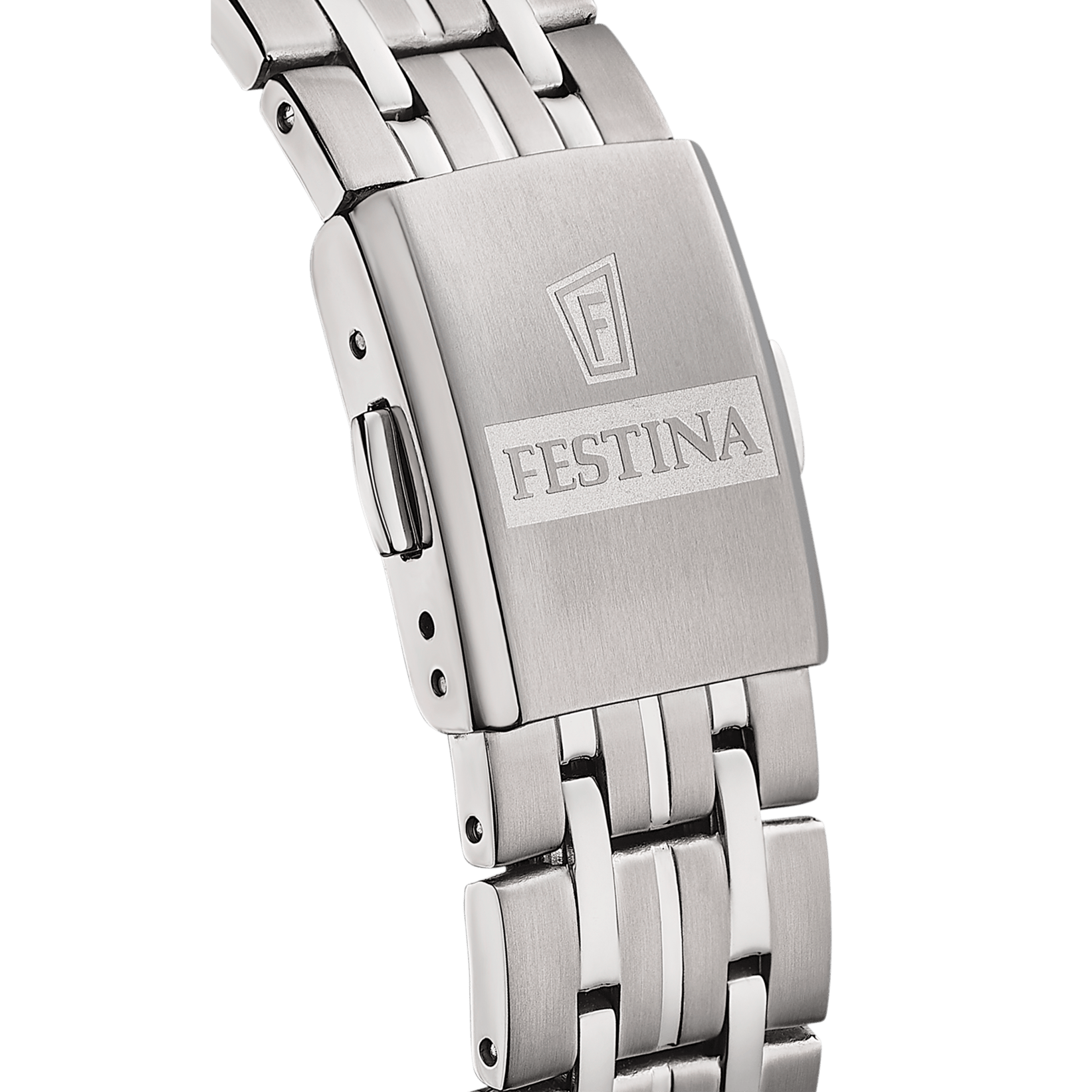 Montre Festina Titanium F20466/1 Blanc, Bracelet Titane, Homme