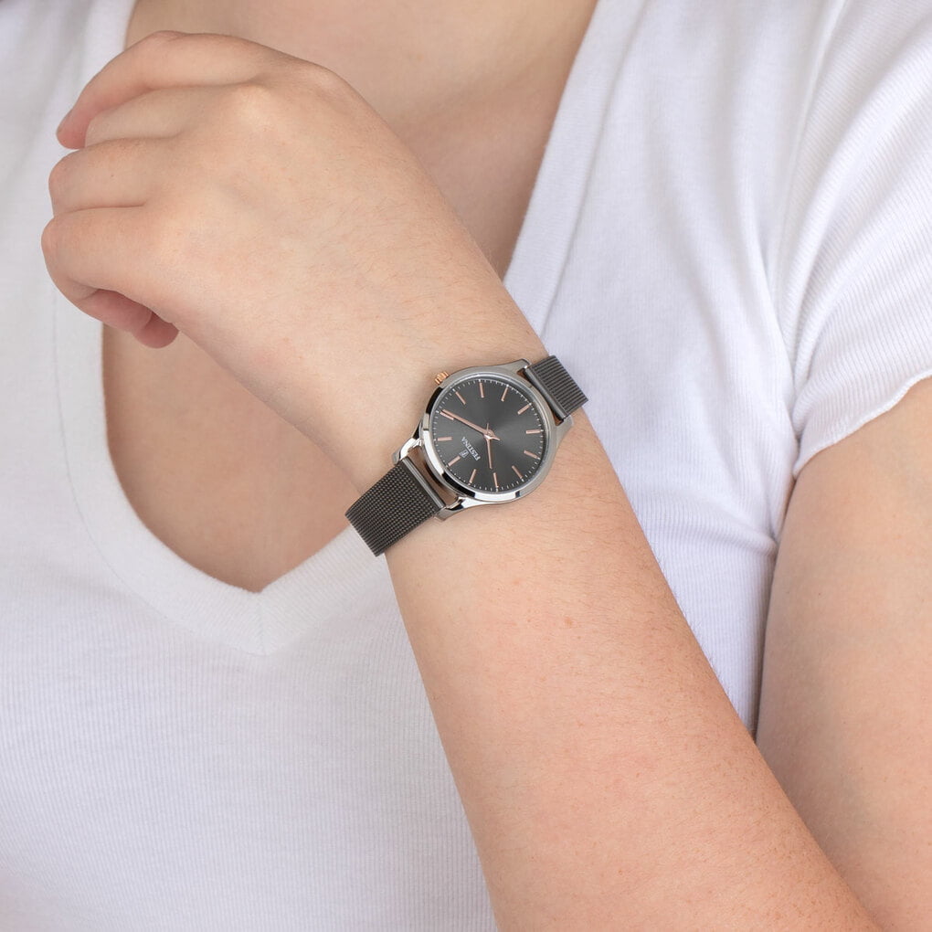 Montre Festina Boyfriend F20506/3 Noir, Bracelet Acier, Femme