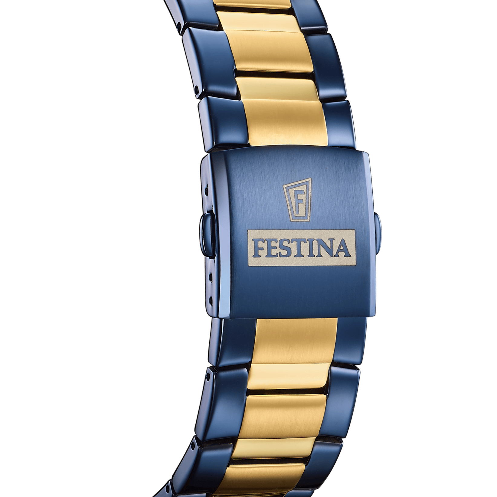 Montre Festina Chronograph F20564/1 Bleu, Bracelet Acier, Homme