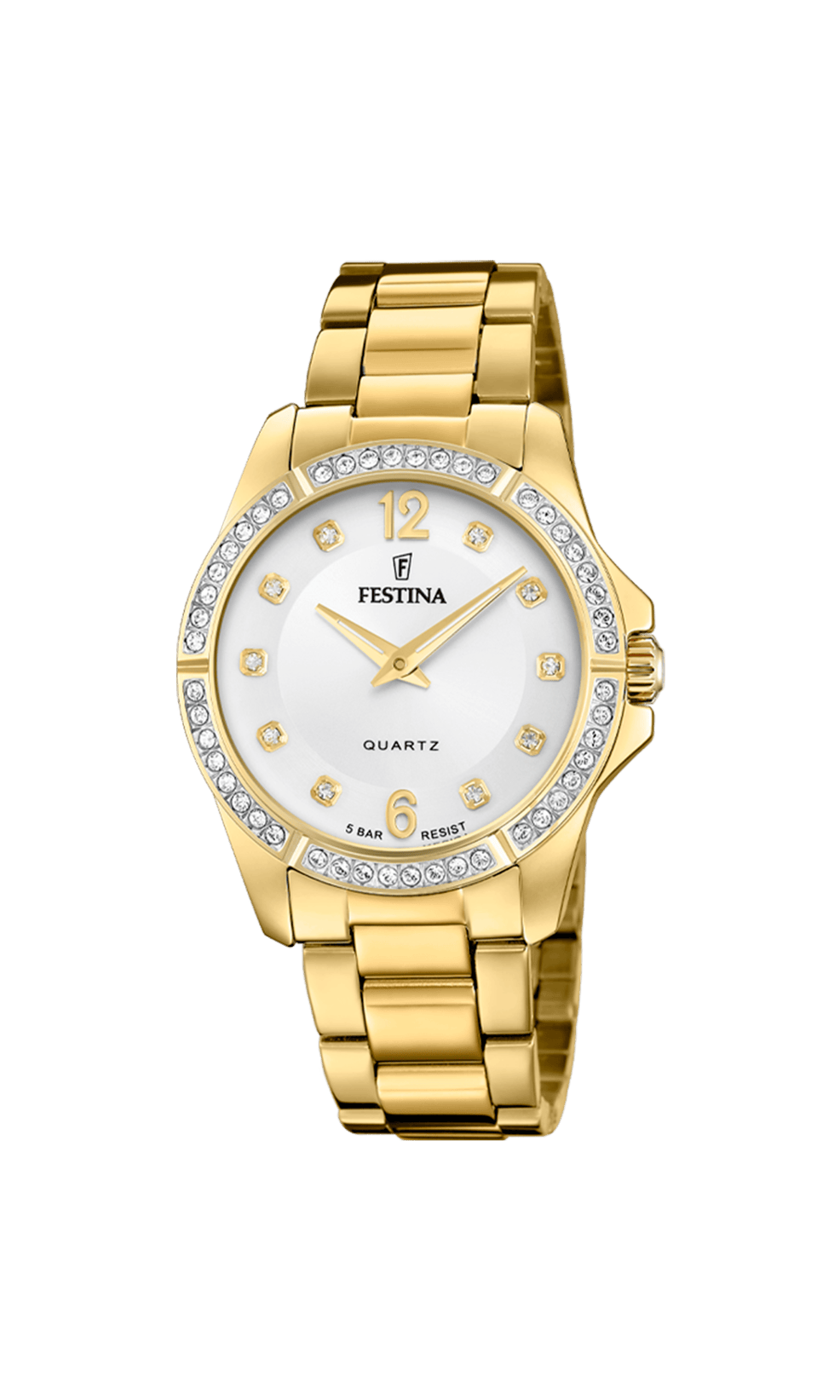 Montre Festina Madmoiselle F20596/1 Gris, Bracelet Acier, Femme