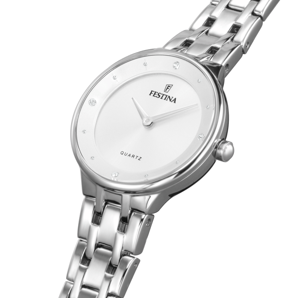 Montre Festina Madmoiselle F20600/1 Gris, Bracelet Acier, Femme
