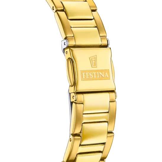 Montre Festina Boyfriend F20609/2 Blanc, Bracelet Acier, Femme