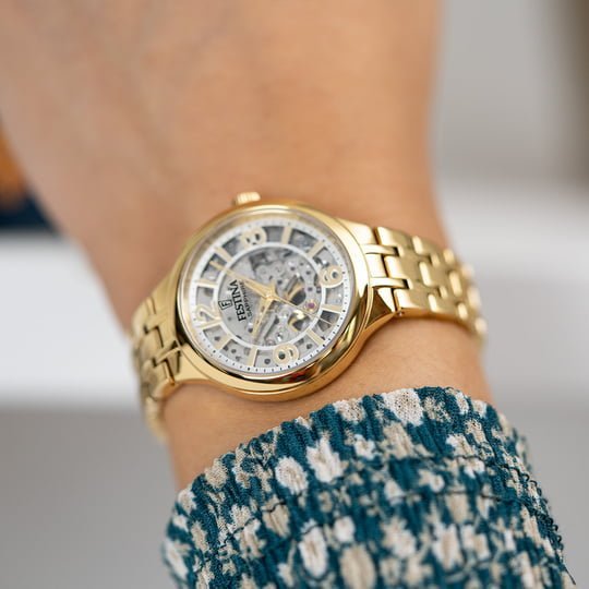 Montre Festina Automatic F20617/1 Bracelet Acier, Femme