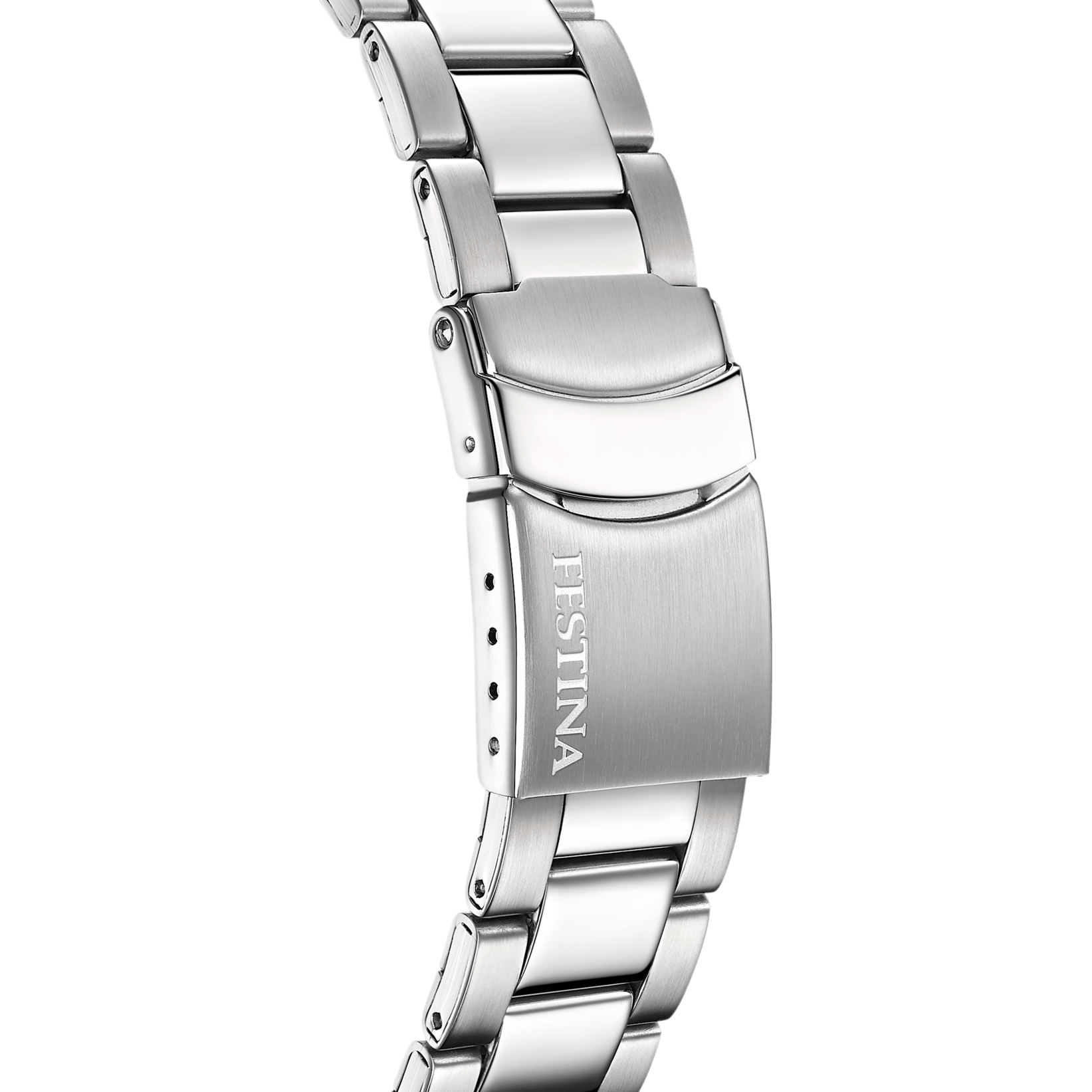 Montre Festina Multifonction F20623/1 Blanc, Bracelet Acier, Homme