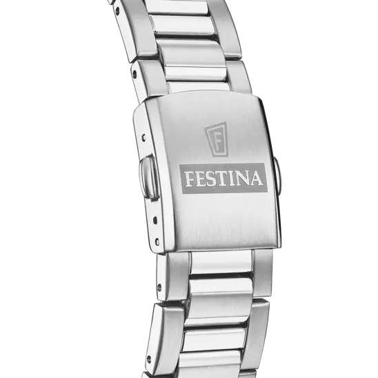 Montre Festina Automatic F20630/2 Bleu, Bracelet Acier, Homme