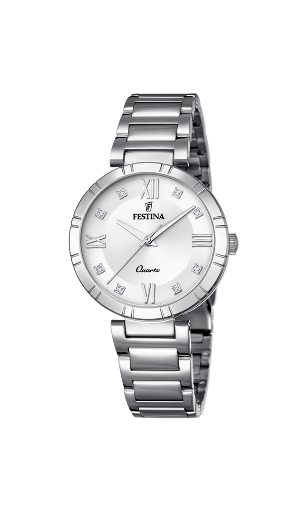 Montre Festina Classics F16936/A Gris, Bracelet Acier, Femme
