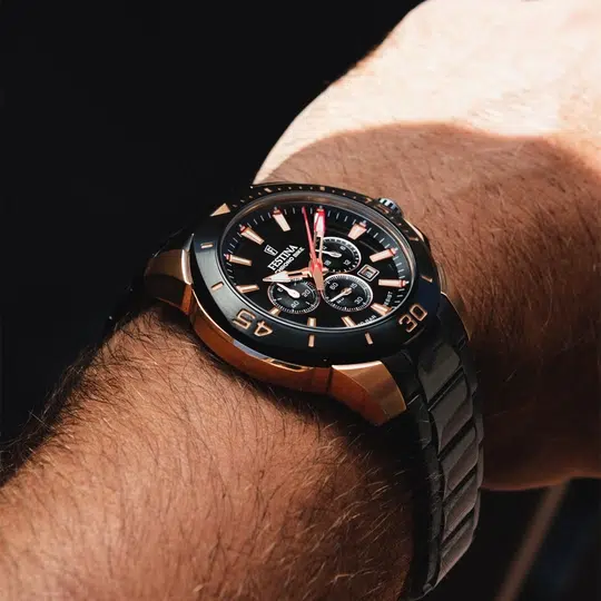 Montre Festina Special Edition F20645/1 Noir, Bracelet Acier, Homme