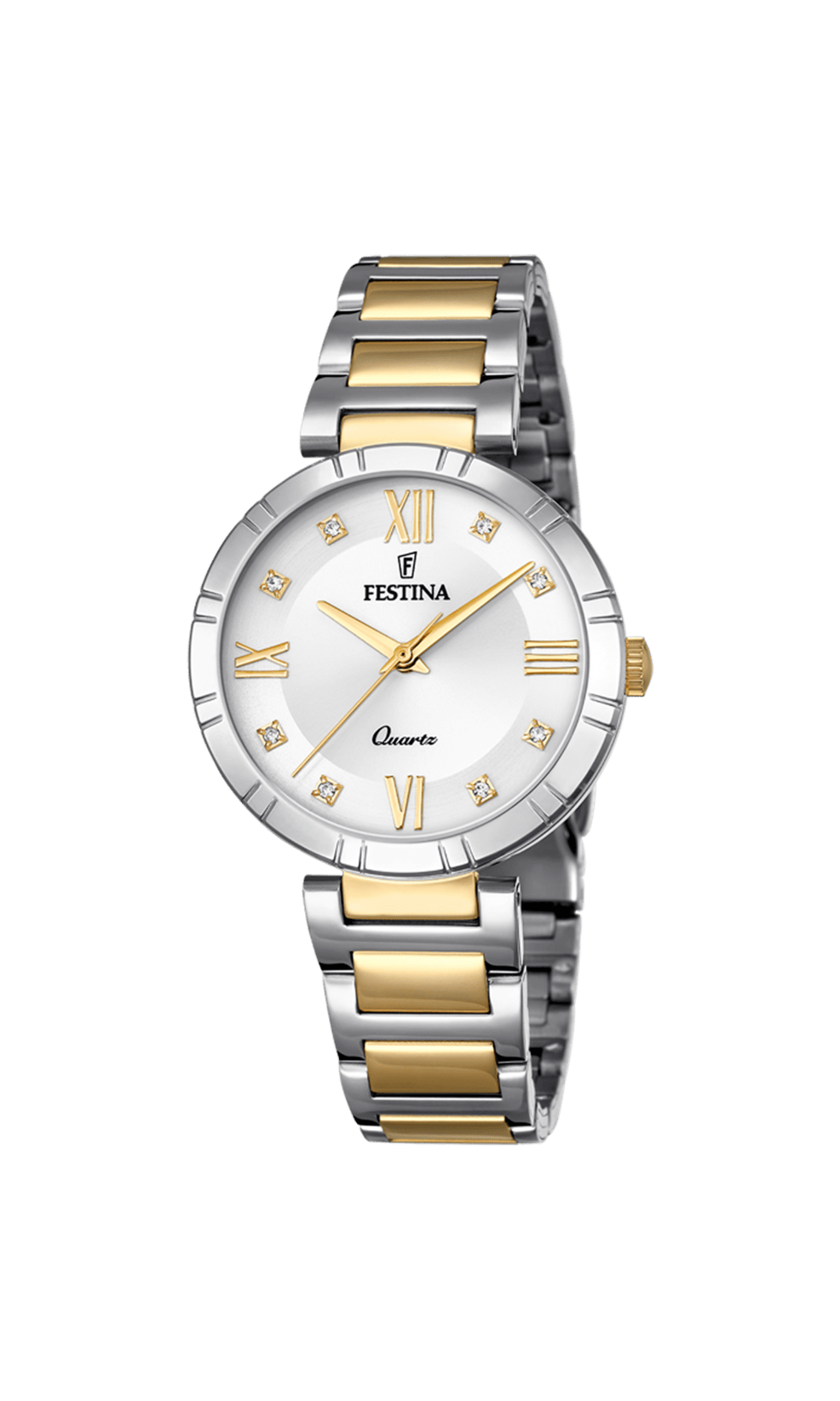 Montre Festina Classics F16937/A Gris, Bracelet Acier, Femme