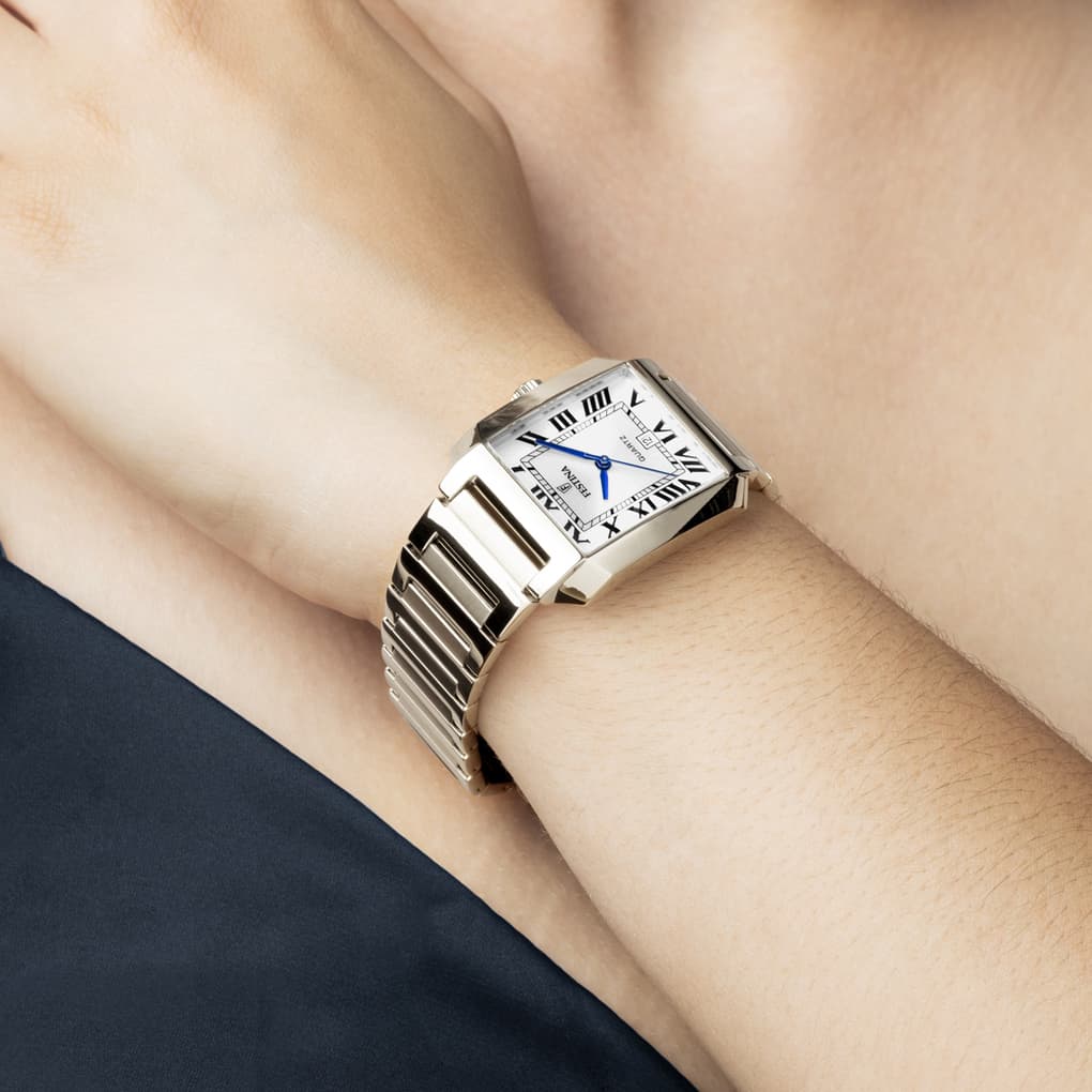 Montre Festina On the Square F20679/1 Gris, Femme