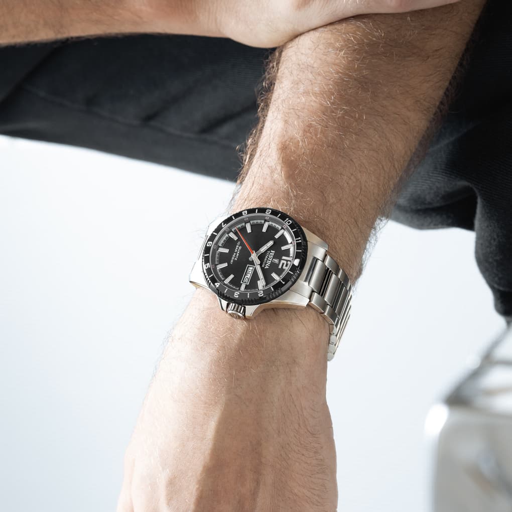 Montre Festina Titanium F20698/1 Gris, Homme